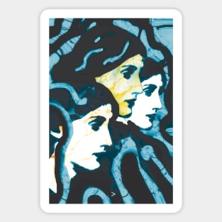 Virginia Woolf Blues Magnet